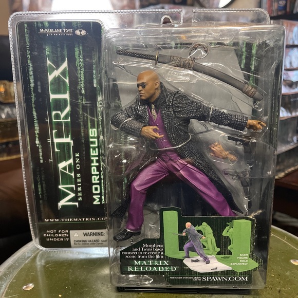 The Matrix Series 1 MORPHEUS Action Figure Matrix Reloaded 2003 McFarlane Toys - Picture 2 of 12